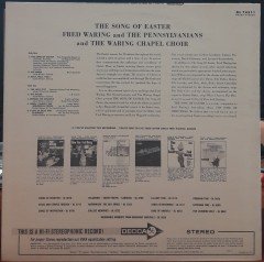 FRED WARING - THE SONG OF EASTER - PLAK 2.EL