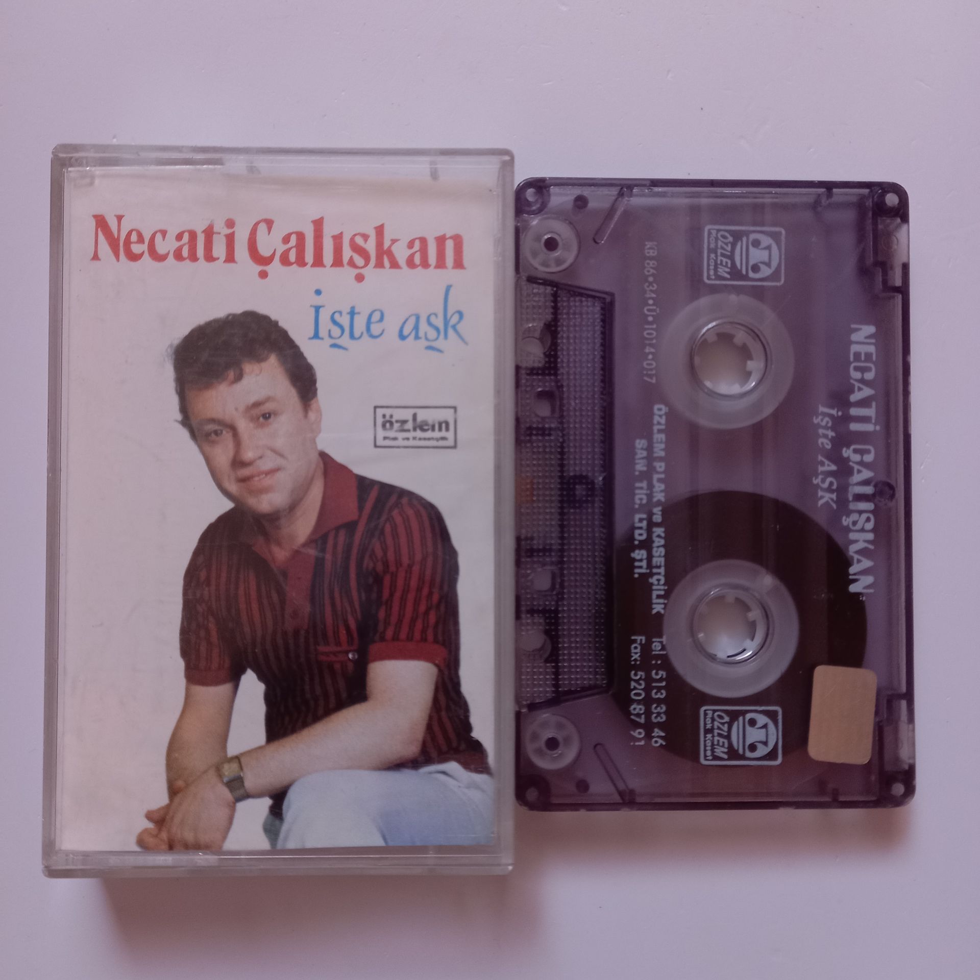 NECATİ ÇALIŞKAN - İŞTE AŞK (1986) - KASET 2.EL