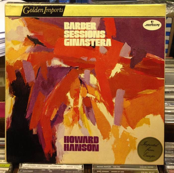 BARBER SESSIONS GINASTERA HOWARD HANSON LP 2.EL