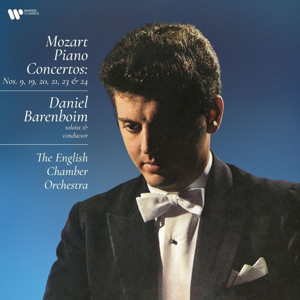 MOZART - PIANO CONCERTOS NO 9,19,20,21,23 & 24 / DANIEL BARENBOIM & ENGLISH CHAMBER ORCHESTRA - 4LP 180GR 2021 EDITION SIFIR PLAK