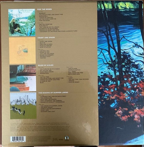 JONI MITCHELL – THE ASYLUM ALBUMS (1972-1975) - 5LP 2022 COMPILATION REMASTERED REISSUE DELUXE LIMITED EDITION BOX SET SIFIR PLAK