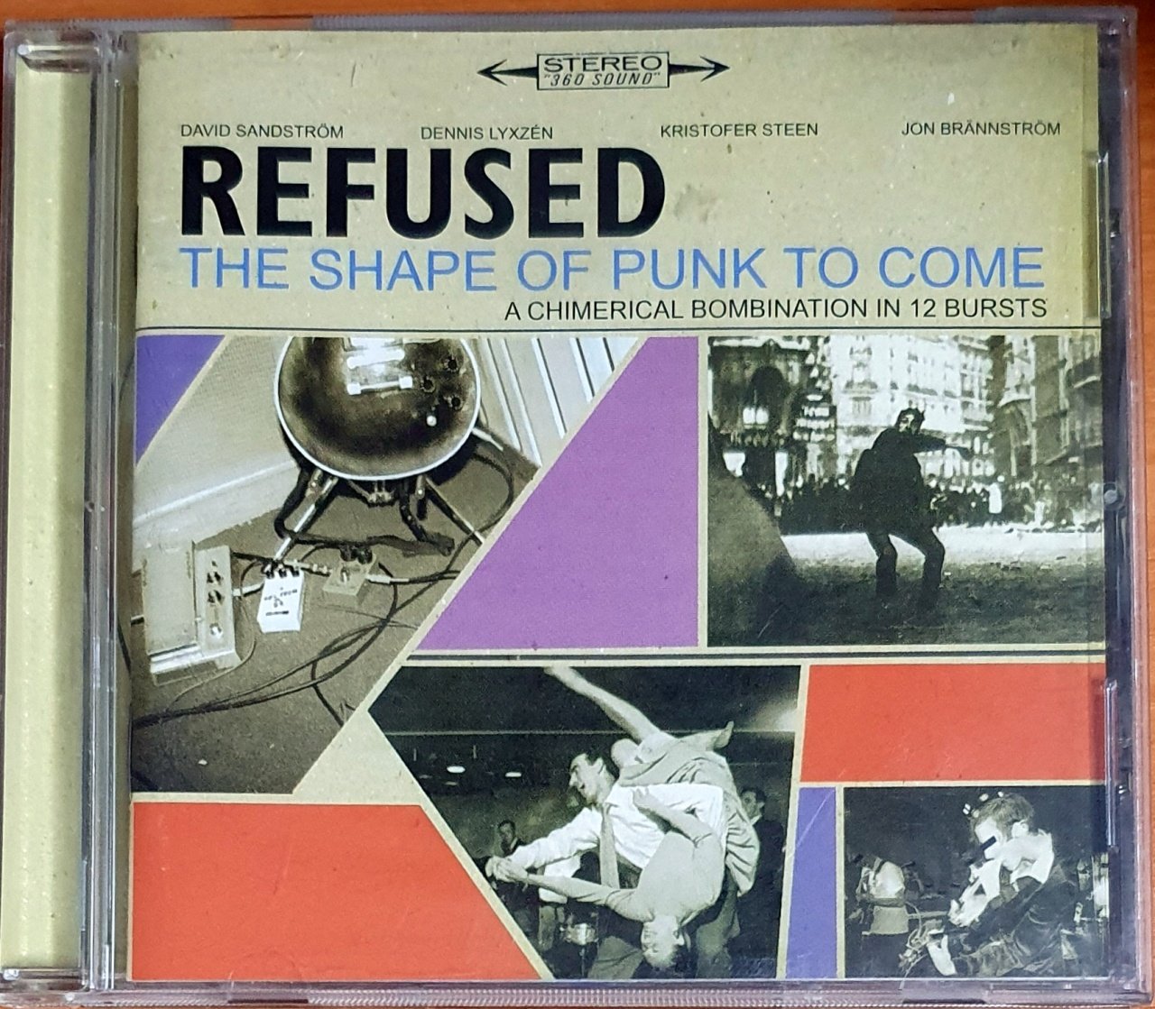 REFUSED - THE SHAPE OF PUNK TO COME (1998) - CD BURNING HEART RECORDS 2.EL