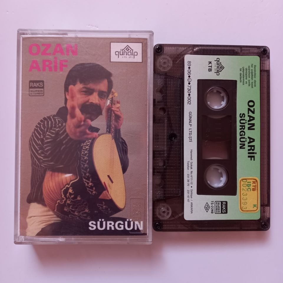 OZAN ARİF - SÜRGÜN (1989) - KASET 2.EL