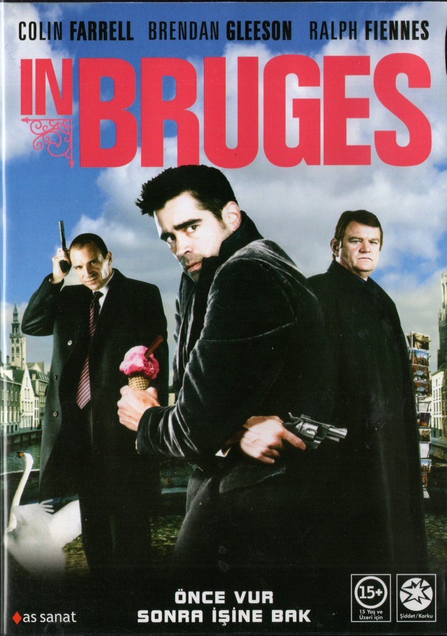 IN BRUGES - COLIN FARRELL - RALPH FIENNES - DVD SIFIR