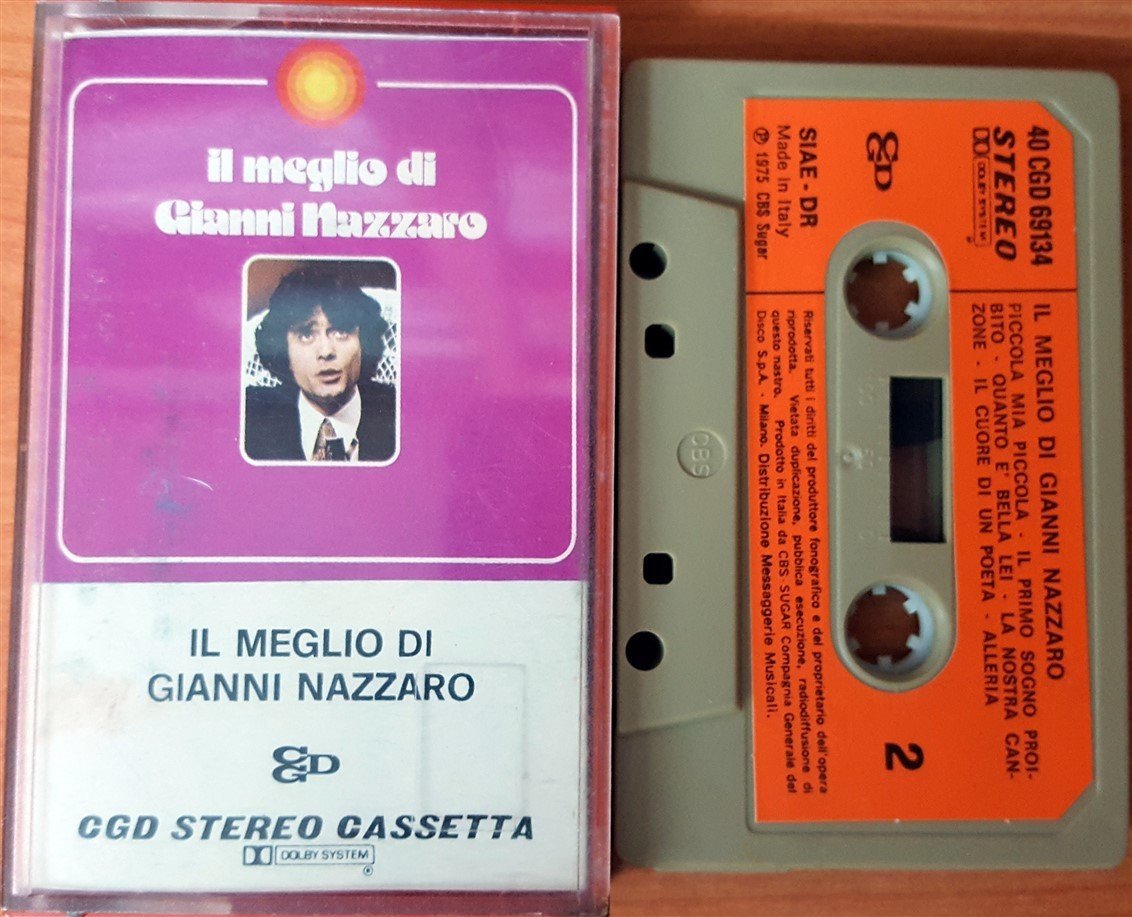 GIANNI NAZZARO - IL MEGLIO DI CASSETTE MADE IN ITALY ''USED''
