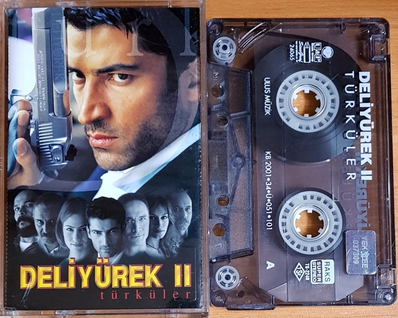 DELİ YÜREK II / TÜRKÜLER (2001) ULUS MÜZİK KASET 2.EL