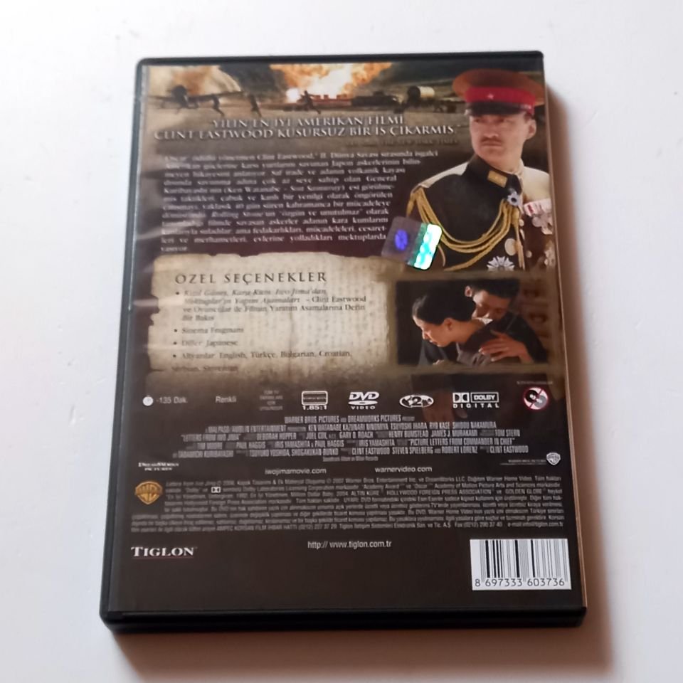 LETTERS FROM IWO JIMA / IWO JIMA\'DAN MEKTUPLAR - KEN WATANABE, KAZUNARI NINOMIYA - YÖN.: CLINT EASTWOOD - DVD 2.EL