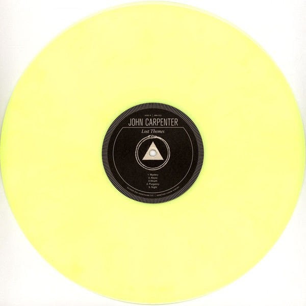 JOHN CARPENTER - LOST THEMES (2015) - LP 2022 NEON YELLOW COLOURED SIFIR PLAK