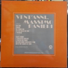 MASSIMO RANIERI - VENT'ANNI... - PLAK 2.EL