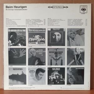 BEIM HEURIGEN / DIE GRINZINGER SCHRAMMELMUSIKANTEN - LP 2.EL PLAK
