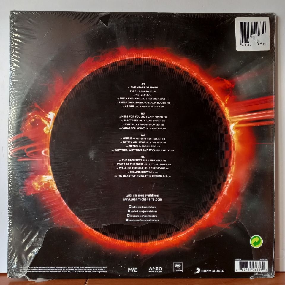 JEAN-MICHEL JARRE – ELECTRONICA 2 / THE HEART OF NOISE (2016) - 2LP DÖNEM BASKI SIFIR PLAK