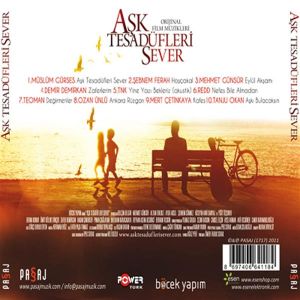 AŞK TESADÜFLERİ SEVER - ORİJİNAL FİLM MÜZİKLERİ / SOUNDTRACK - MÜSLÜM GÜRSES, ŞEBNEM FERAH, TEOMAN, DEMİR DEMİRKAN, MEHMET GÜNSÜR (2011) - CD AMBALAJINDA SIFIR