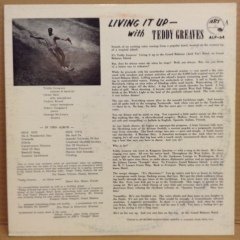 TEDDY GREAVES - LIVING IT UP (CALYPSO) 2.EL PLAK