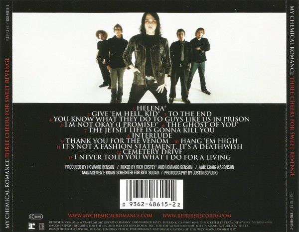 MY CHEMICAL ROMANCE – THREE CHEERS FOR SWEET REVENGE (2004) - CD SIFIR