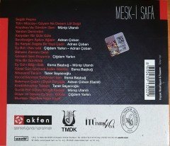İTÜ TÜRK MUSİKİSİ DEVLET KONSERVATUARI 40. YIL ÖZEL ALBÜMÜ-2 / KLASİK TÜRK MÜZİĞİ / MEŞK-İ SAFA / ESMA BAŞBUĞ, MÜNİP UTANDI, ÇİĞDEM YARKIN, ADNAN ÇOBAN (2015) UZELLI CD 2.EL