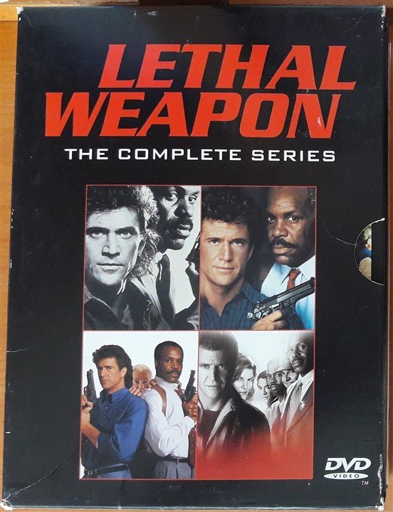 LETHAL WEAPON - THE COMPLETE SERIES - MEL GIBSON - DANNY GLOVER - SNAPCASE 4DVD 2.EL 1. BÖLGE TR ALTYAZI YOKTUR