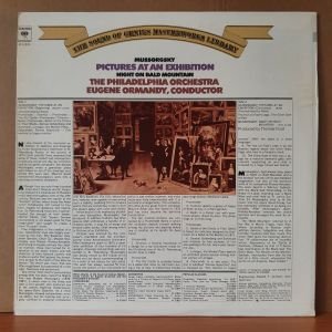 MUSSORGSKY: PICTURES AT AN EXHIBITIONİ NIGHT ON BALD MOUNTIN / EUGENE ORMANDY (1973) - LP 2.EL PLAK