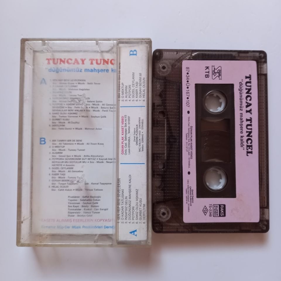 TUNCAY TUNCEL - DÜĞÜNÜMÜZ MAHŞERE KALDI (1987) - KASET 2.EL