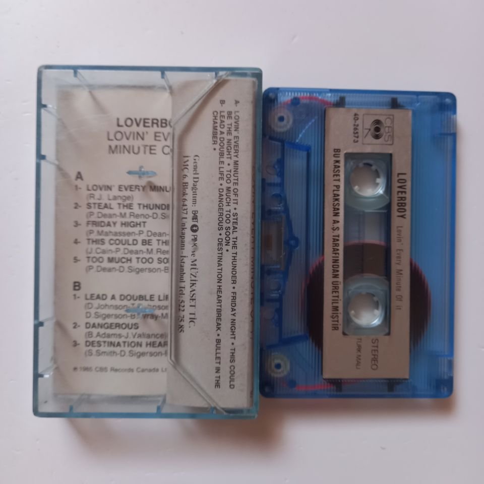 LOVERBOY - LOVIN' EVERY MINUTE OF IT - KASET 2.EL