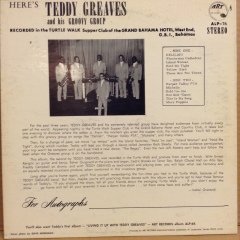 TEDDY GREAVES - HERE'S TEDDY GREAVES AND HIS GROOVY GROUP (CALYPSO) 2.EL PLAK