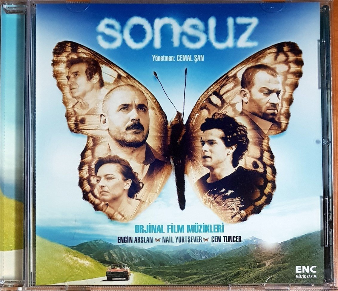 SONSUZ ORJİNAL FİLM MÜZİKLERİ / ENGİN ARSLAN, NAİL YURTSEVER, CEM TUNCER (2009) ENC MÜZİK YAPIM / İMZALI CD 2.EL