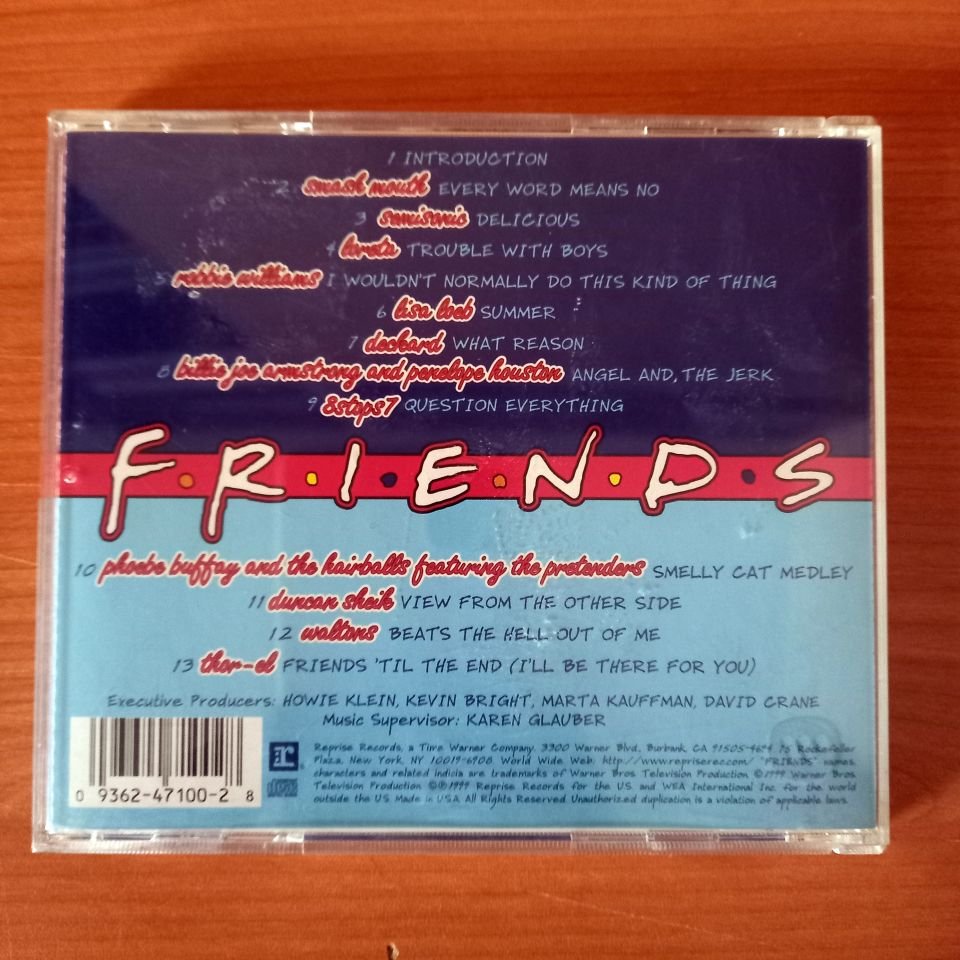 FRIENDS AGAIN / SMASH MOUTH, SEMISONIC, ROBBIE WILLIAMS, DUNCAN SHEIK, LISA LOEB, WALTONS (1999) - CD 2.EL