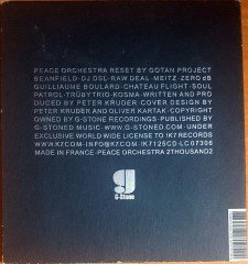 PEACE ORCHESTRA - RESET / GOTAN PROJECT, RAW DEAL, TRUBY TRIO, KOSMA (2002) G-STONE / !K7 RECORDS CD 2.EL