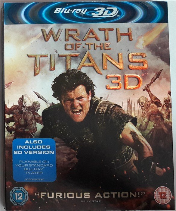 WRATH OF THE TITANS - SAM WORTHINGTON - BILL NIGHY - 3DBLU-RAY 2.EL TR ALTYAZI YOKTUR