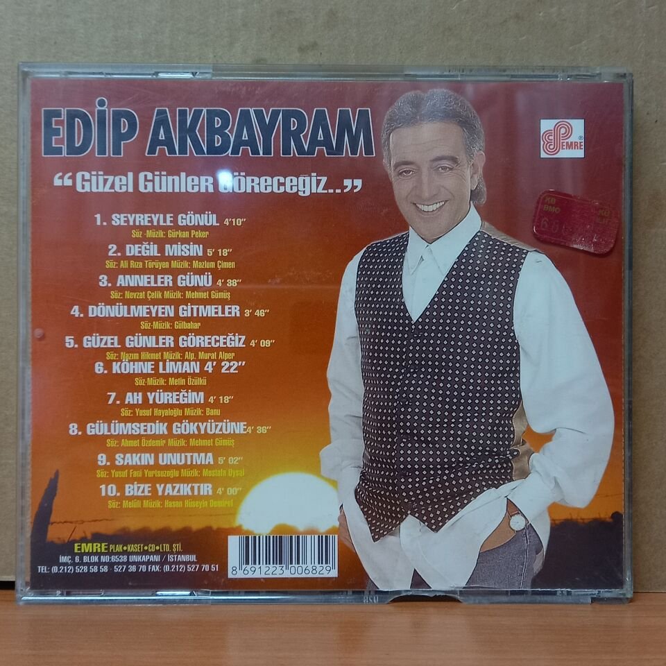 EDİP AKBAYRAM - GÜZEL GÜNLER GÖRECEĞİZ (1996) - CD 2.EL