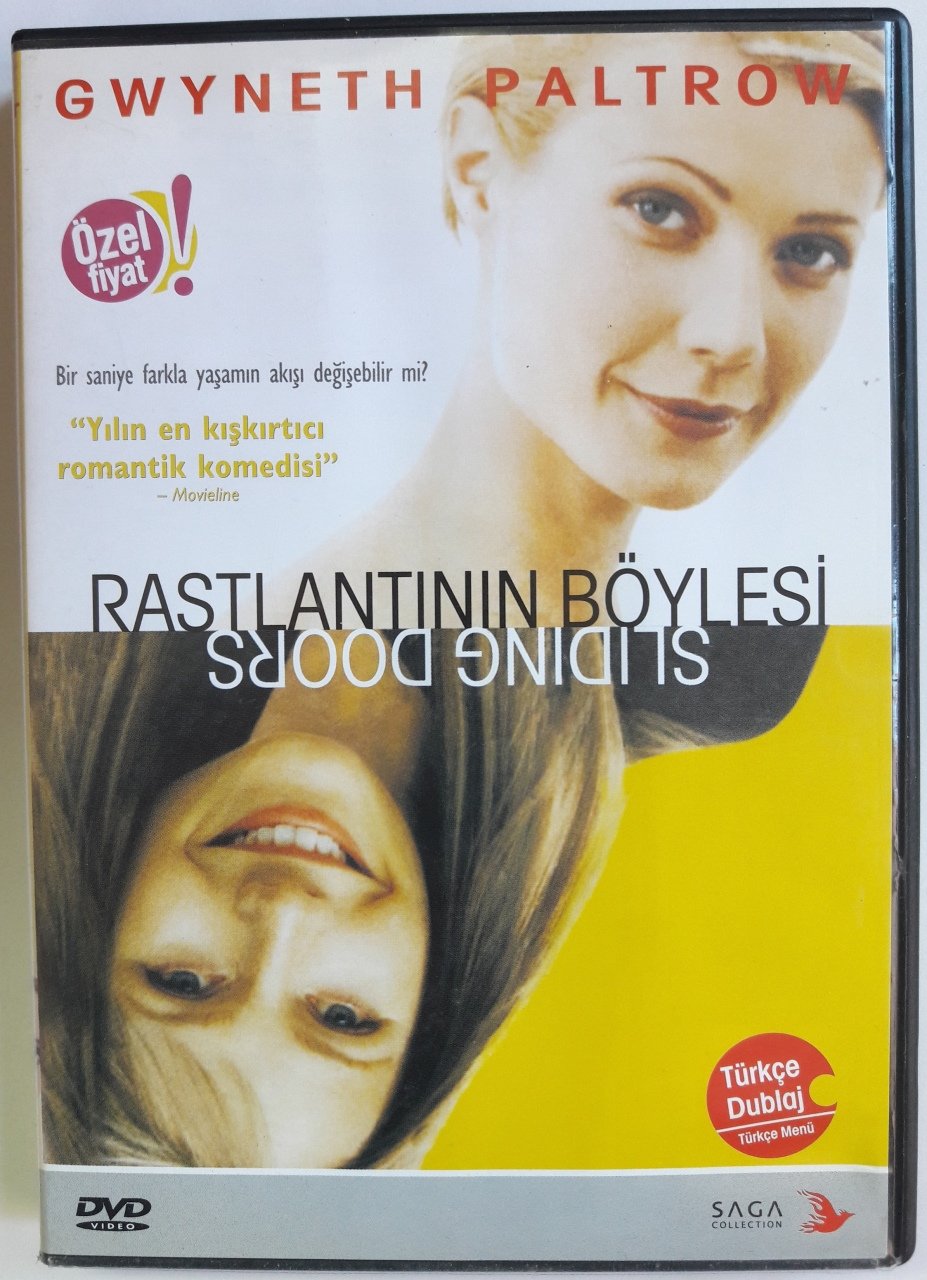RASTLANTININ BÖYLESİ - SLIDING DOORS - GWYNETH PALTROW - JOHN HANNAH - PETER HOWITT - DVD 2.EL