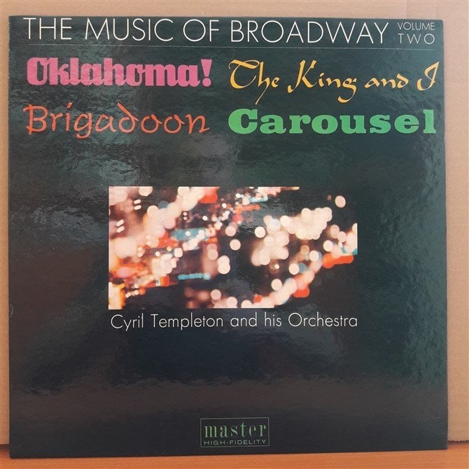 THE MUSIC OF BROADWAY VOLUME TWO - CYRIL TEMPLETON - LP 2.EL PLAK
