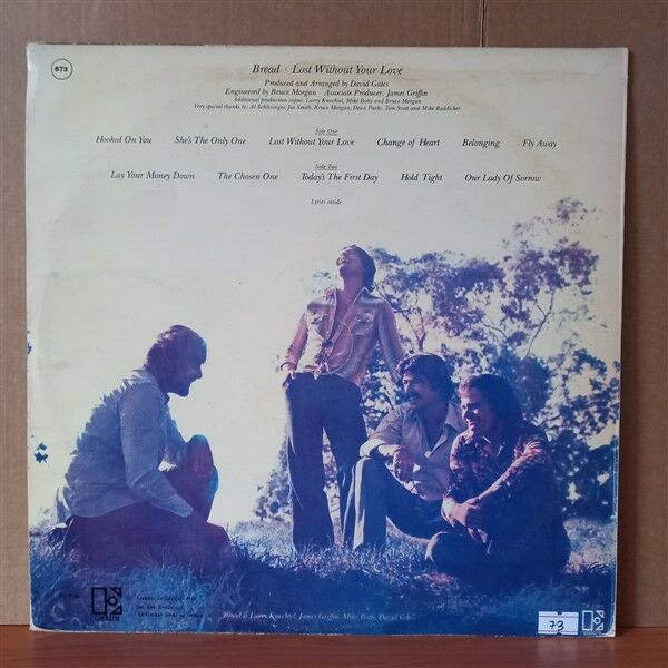BREAD – LOST WITHOUT YOUR LOVE (1976) - LP YERLİ BASKI 2.EL PLAK