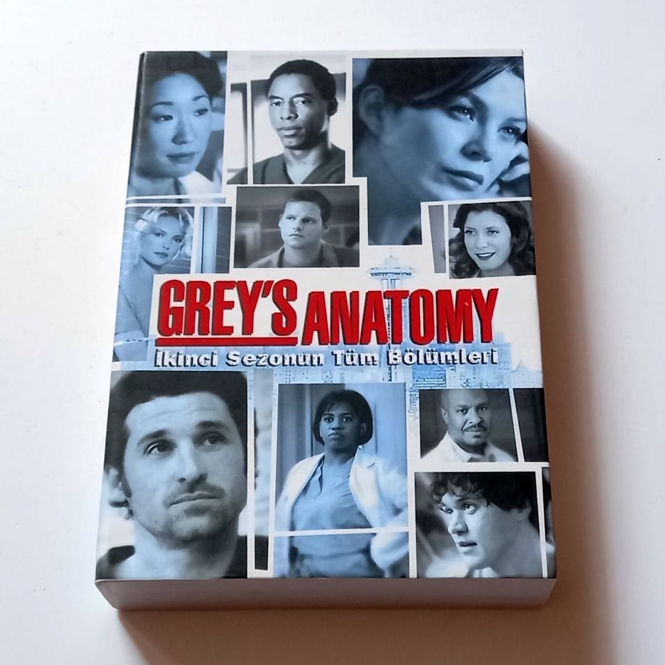GREY\'S ANATOMY - 2. SEZONUN TÜM BÖLÜMLERİ - DVD 7 DİSK BOX SET 2.EL