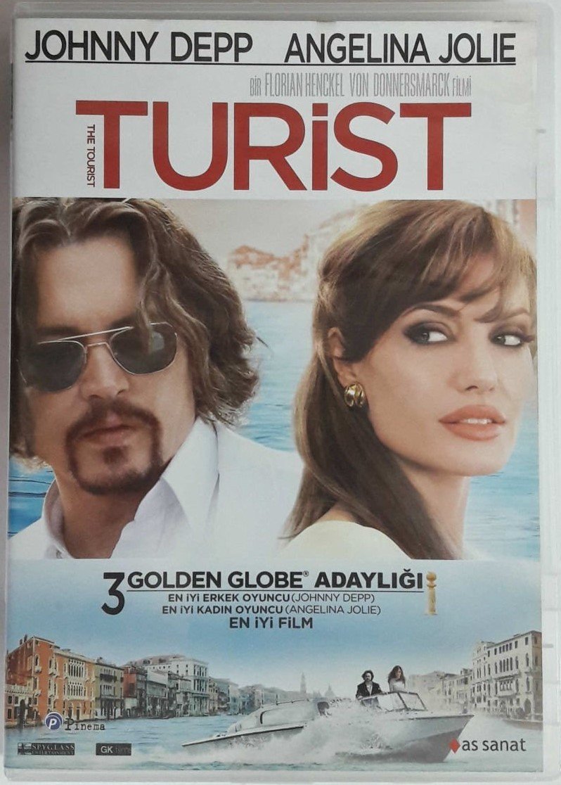 TURİST - THE TOURIST - JOHNNY DEPP - ANGELINA JOLIE - DVD 2.EL