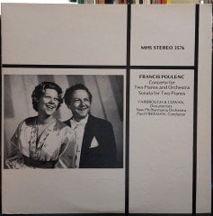 POULENC: CONCERTO FOR TWO PIANOS AND ORCHESTRA, YARBROUGH & COWAN - PLAK 2.EL