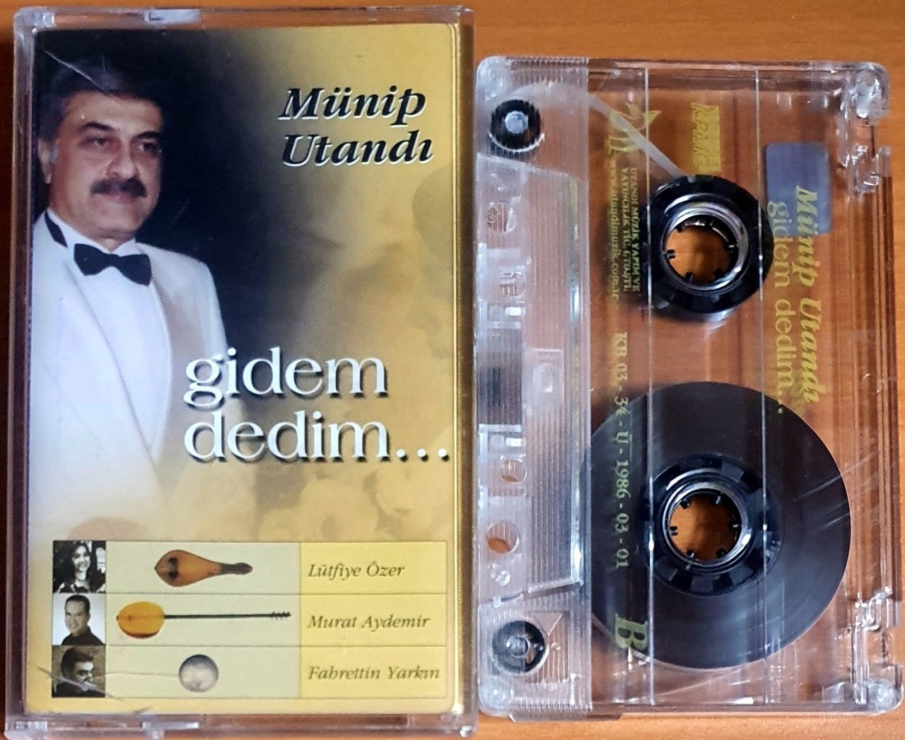 MÜNİP UTANDI - GİDEM DEDİM - KASET 2.EL