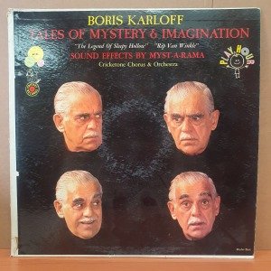 BORIS KARLOFF - TALES OF MYSTERY & IMAGINATION (1959) - LP 2.EL PLAK
