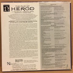 THE PLAY OF HEROD - LP 2.EL PLAK