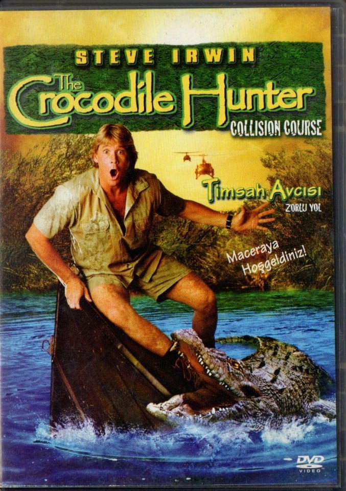 THE CROCODILE HUNTER COLLISION COURSE - TİMSAH AVCISI ZORLU YOL - STEVE IRVIN - DVD 2.EL