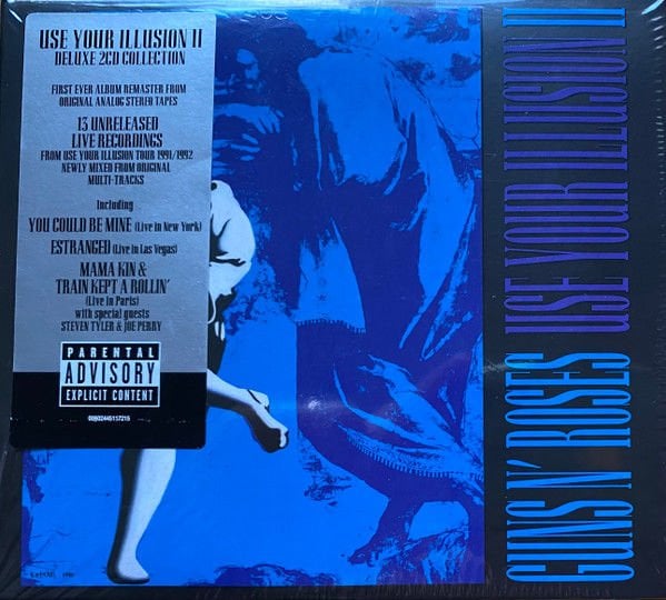 GUNS N' ROSES - USE YOUR ILLUSION II (1991) - 2CD 2022 REMASTERED REISSUE DELUXE EDITION DIGISLEEVE CD AMBALAJINDA SIFIR