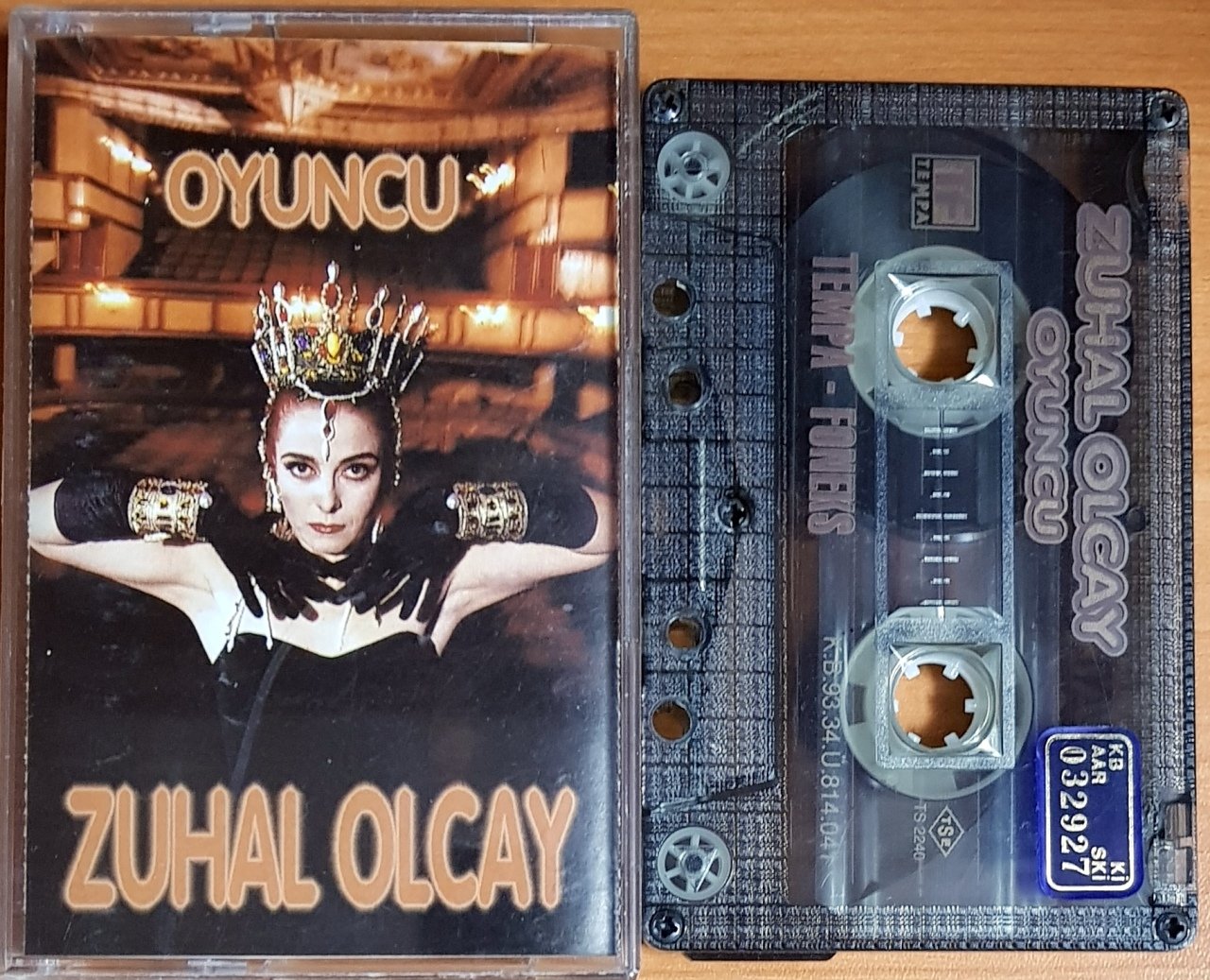 ZUHAL OLCAY - OYUNCU (1993) TEMPA FONEKS KASET 2.EL
