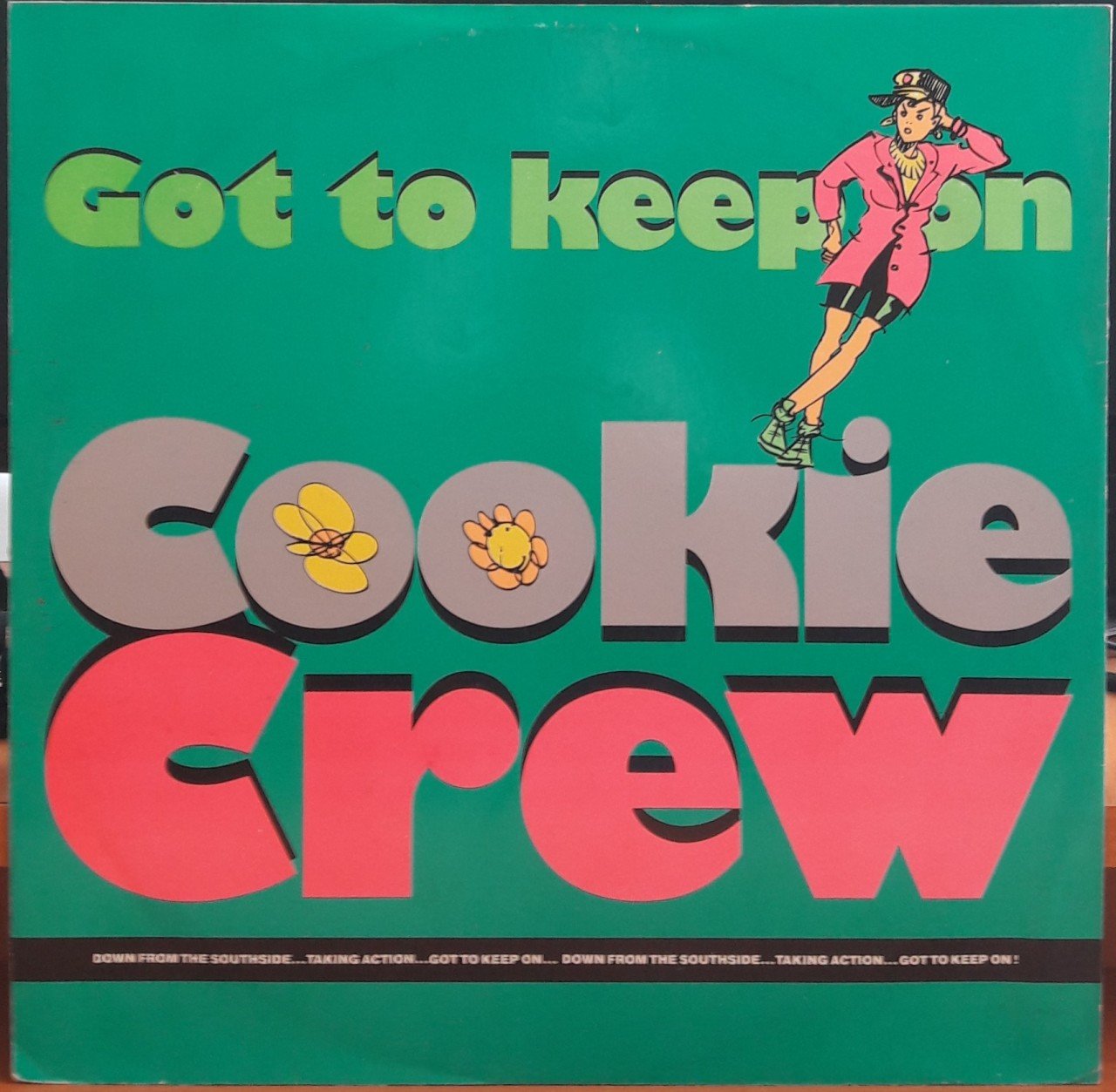 COOKIE CREW - GOT TO KEEP ON (1989) - 12'' MAXI SINGLE PLAK 2.EL
