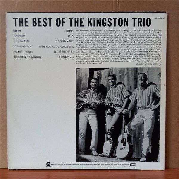 THE KINGSTON TRIO – THE BEST OF THE KINGSTON TRIO - LP 2.EL PLAK