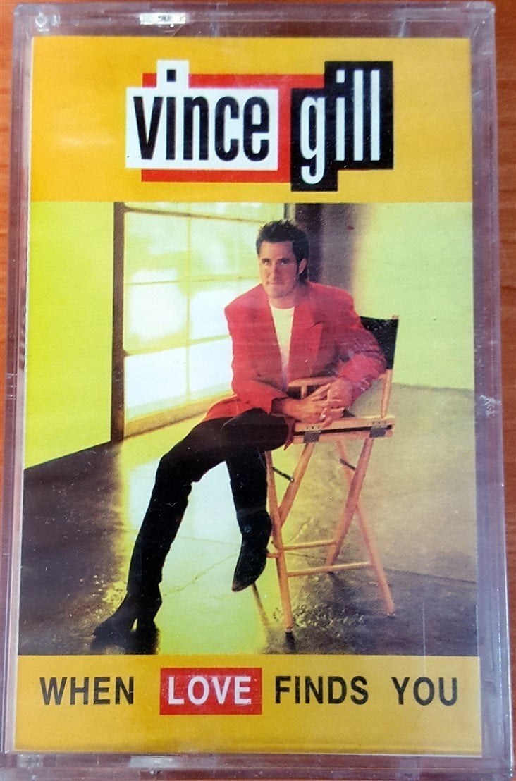 VINCE GILL - WHEN LOVE FINDS YOU (1994) RAKS CASSETTE MADE IN TURKEY ''NEW''