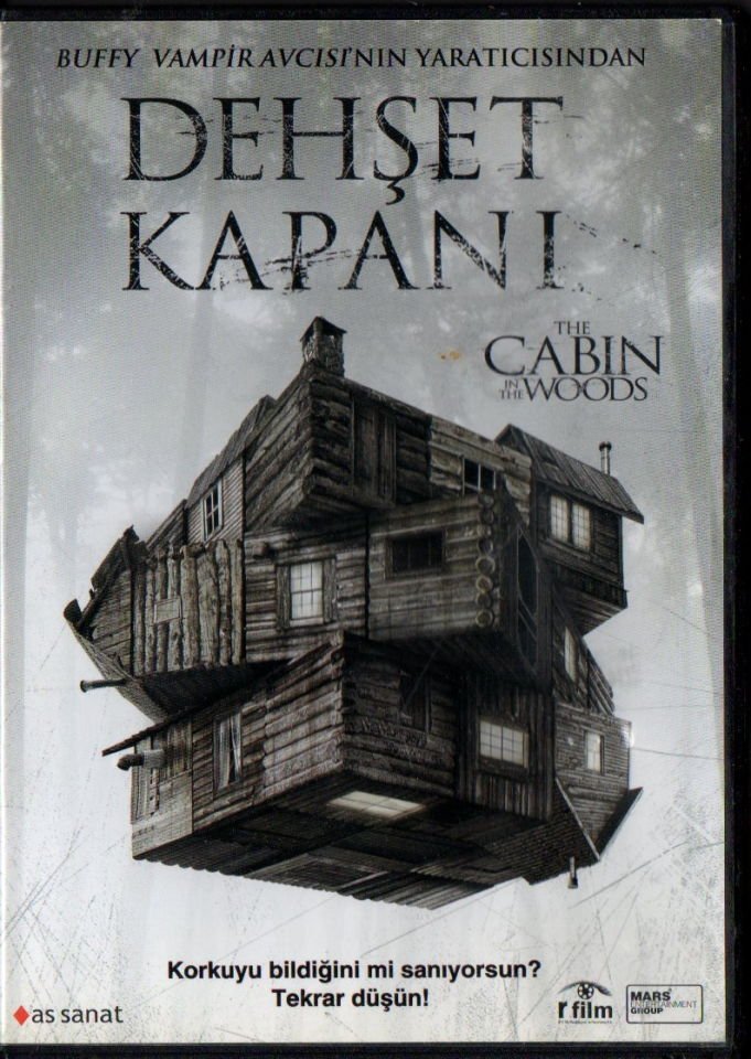 THE CABIN IN THE WOODS - DEHŞET KAPANI - DREW GODDARD - DVD 2.EL