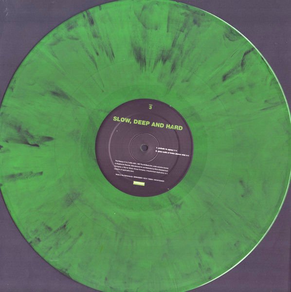TYPE O NEGATIVE - SLOW , DEEP AND HARD (1991) - 2LP 2024 GREEN & BLACK MARBLED COLOURED EDITION SIFIR PLAK