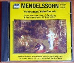 MENDELSSOHN BARTHOLDY / VIOLIN CONCERTO - CD ZYX CLASSICS 2.EL