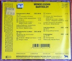 MENDELSSOHN BARTHOLDY / VIOLIN CONCERTO - CD ZYX CLASSICS 2.EL