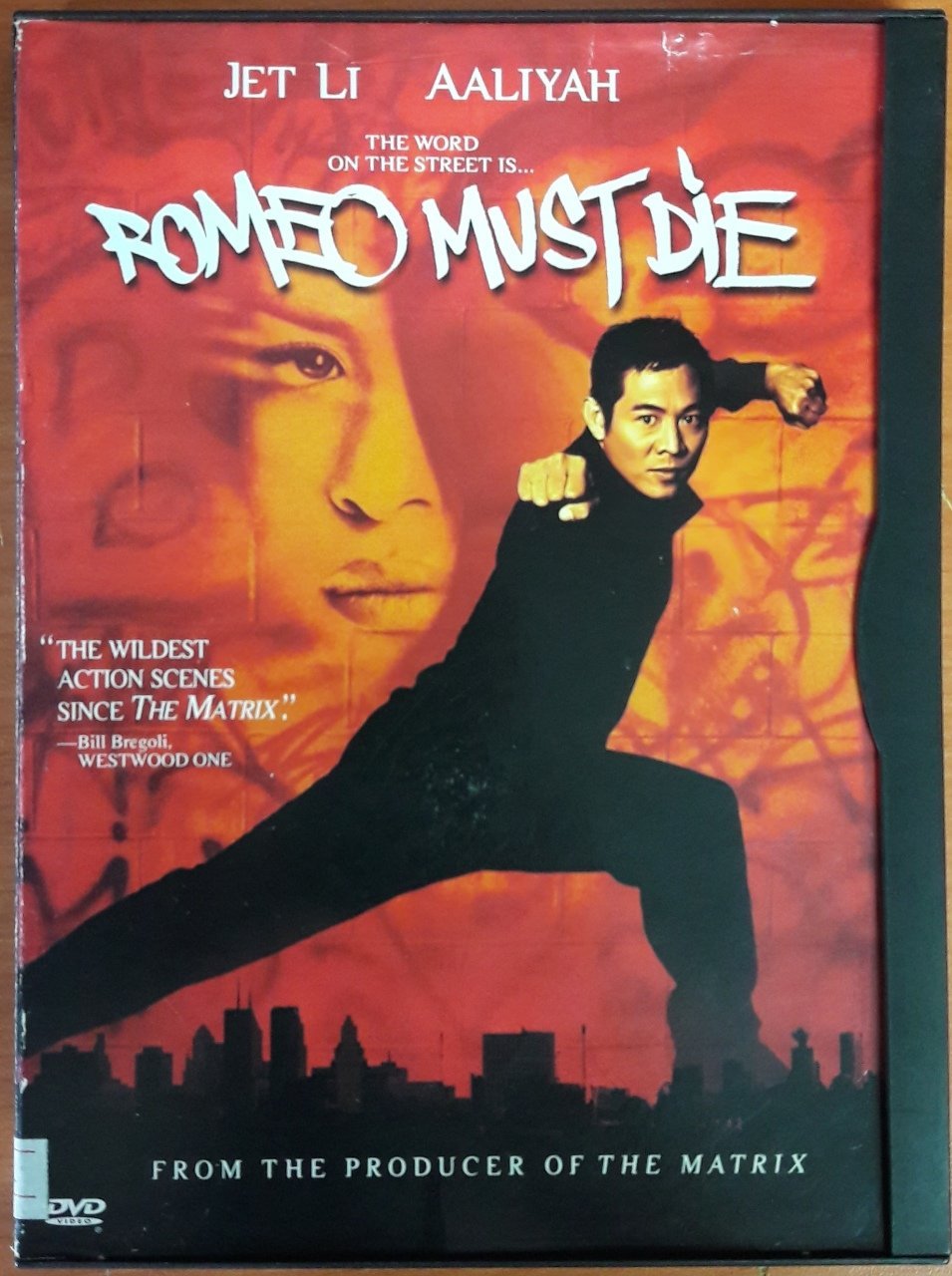 ROMEO MUST DIE - JET LI - AALIYAH - SNAPCASE DVD 2.EL 1. BÖLGE TR ALTYAZI YOKTUR