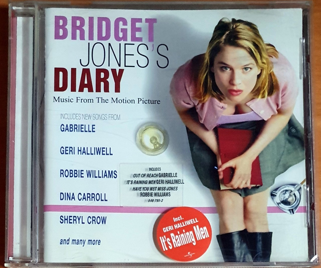 BRIDGET JONES'S DIARY SOUNDTRACK / GABRIELLE, GERI HALLIWELL, ROBBIE WILLIAMS, DINA CARROLL, SHERYL CROW (2001) - CD 2.EL